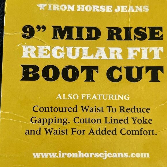 Iron Horse Woman’s Premium Handmade Vintage Inspired Boot Cut Embellishments Jea - Picture 8 of 12